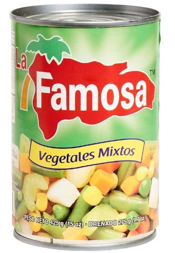 LA FAMOSA VEGETALES MIXTOS 15 OZ - SUPERMIX