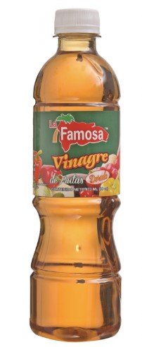 LA FAMOSA VINAGRE DORADO DE FRUTAS 16 OZ - SUPERMIX