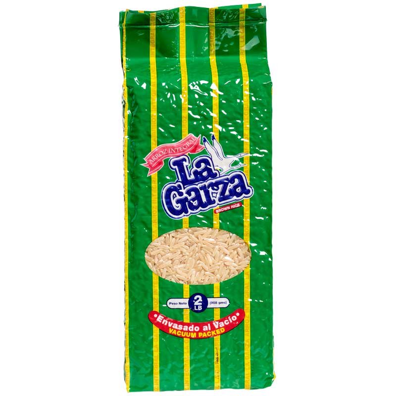 LA GARZA ARROZ INTEGRAL AL VACIO 2 LB - SUPERMIX