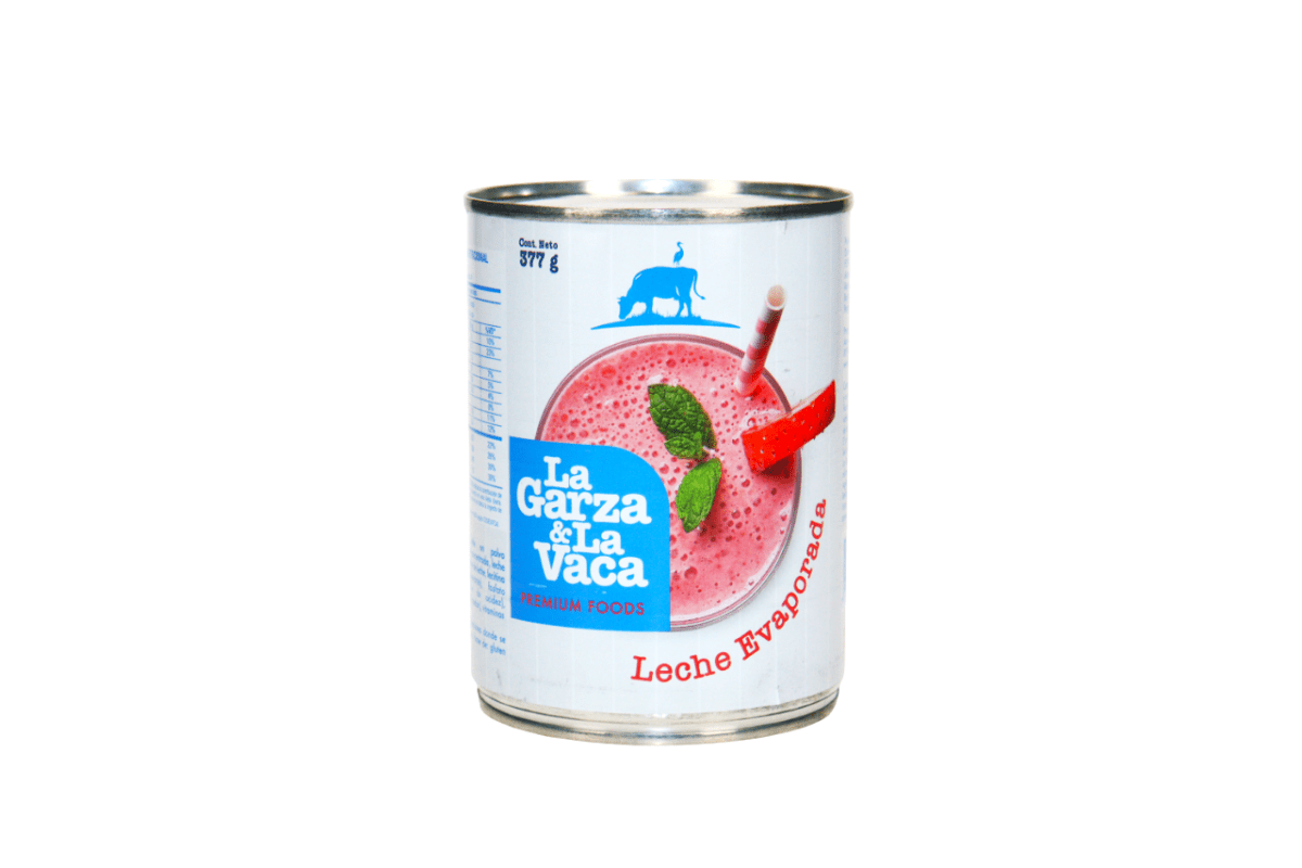 LA GARZA & LA VACA LECHE EVAPORADA 377 G - SUPERMIX