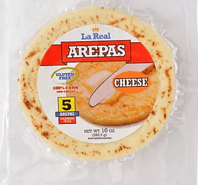 LA REAL AREPA CON QUESO 10 OZ - SUPERMIX