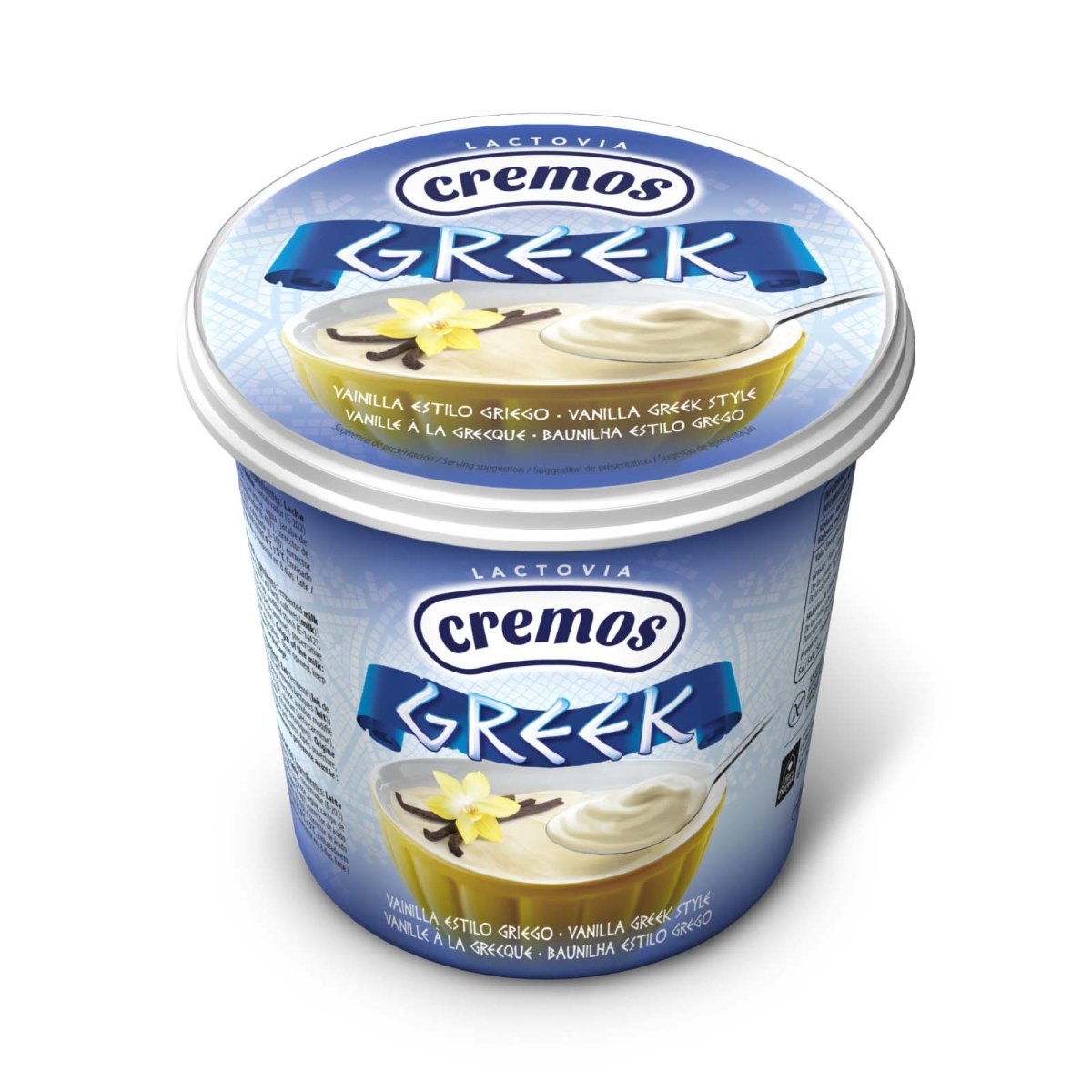 LACTOVIA YOGUR GRIEGO CON VAINILLA 650 GRS - SUPERMIX