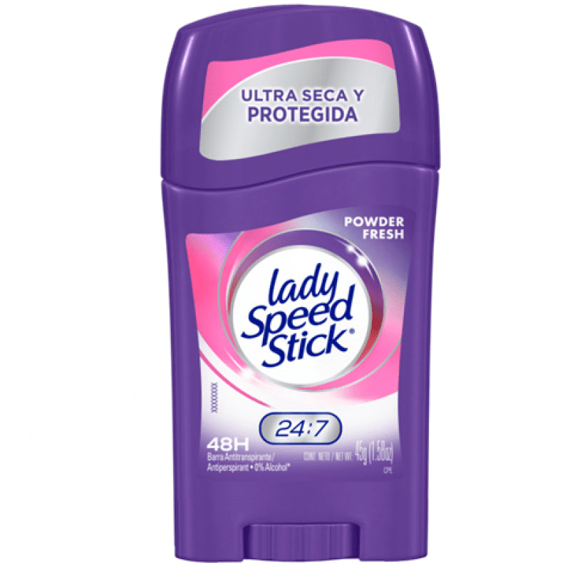 LADY SPEED ATICK DEO POWDER FRESH BARRA 2 PACK 45 G - SUPERMIX
