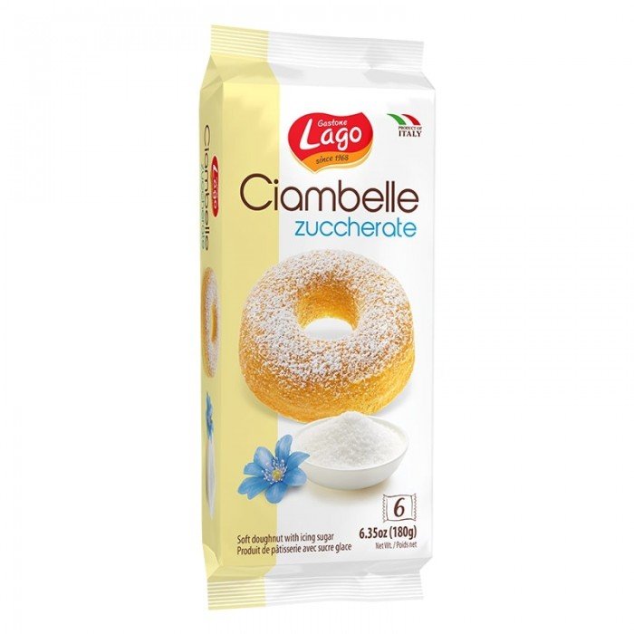 LAGO CIAMBELLE ZUCCHERATA 180 GR - SUPERMIX