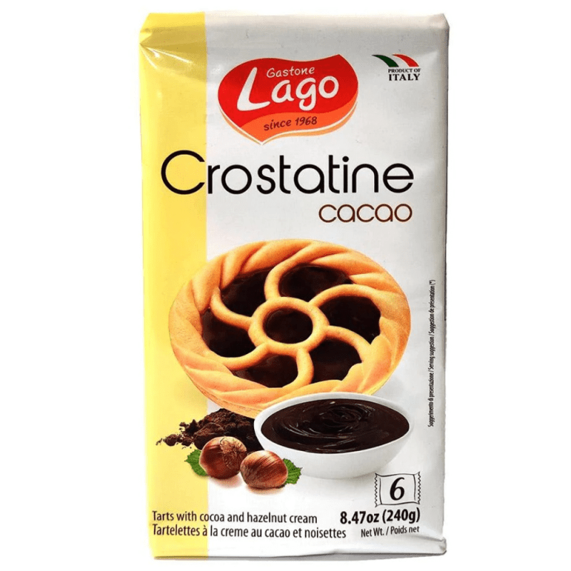 LAGO GALLETAS CROSTATINE CACAO PAQUETE 6 UND - SUPERMIX