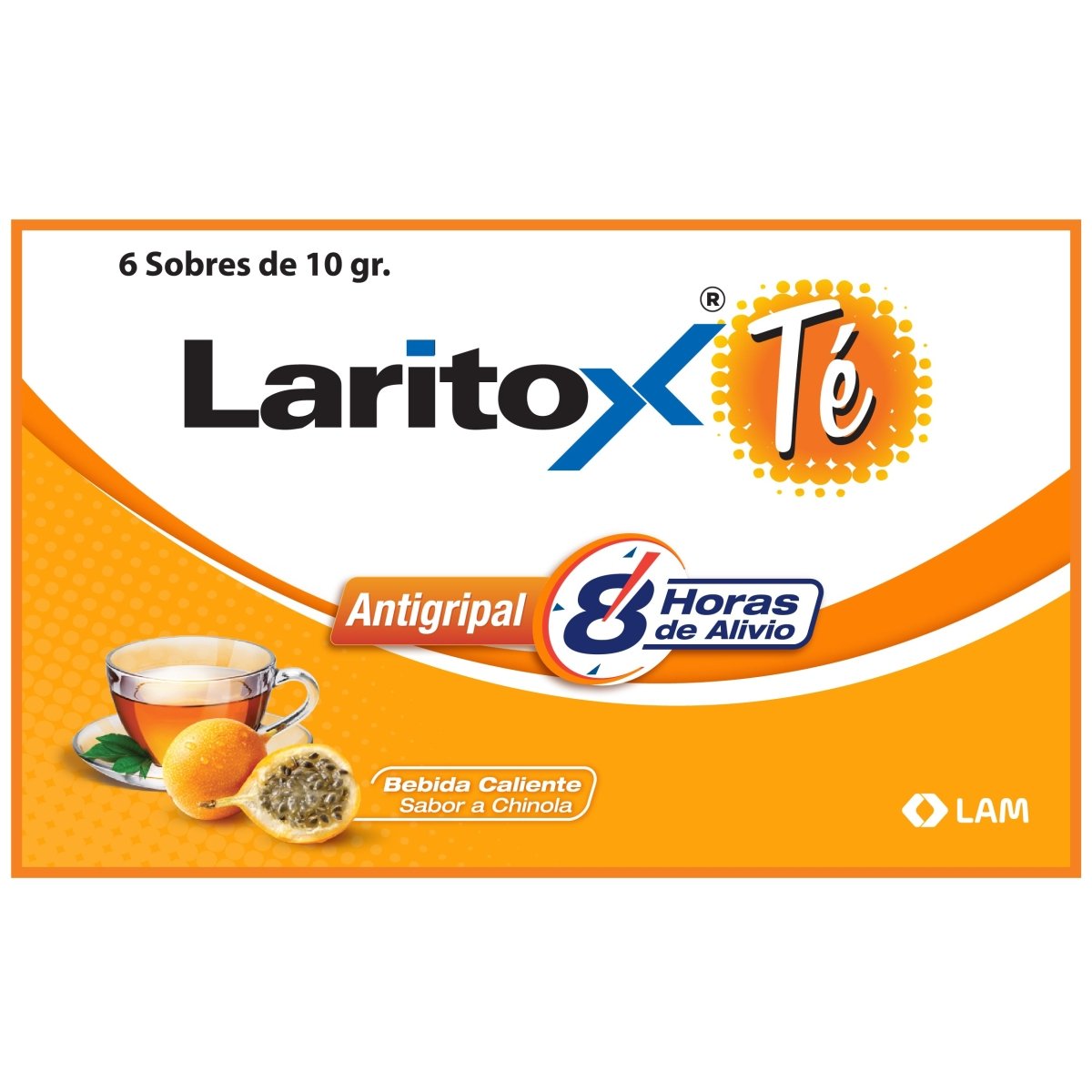 LARITOX TE CHINOLA ANTIGRIPAL 6 SOBRES - SUPERMIX