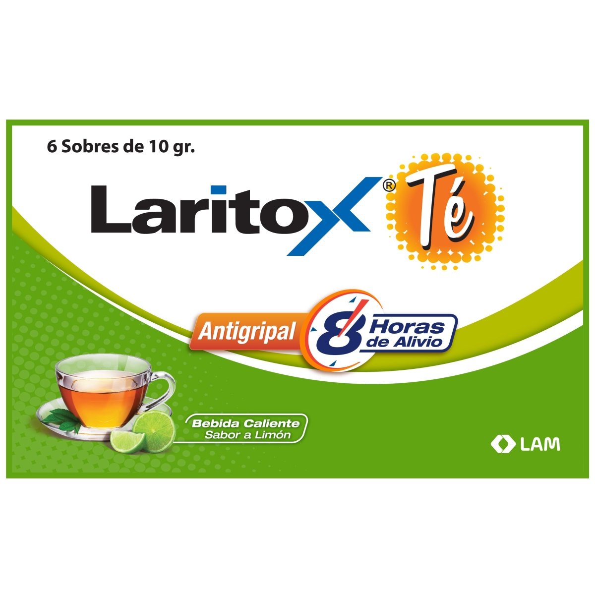 LARITOX TE LIMON ANTIGRIPAL 6 SOBRES - SUPERMIX