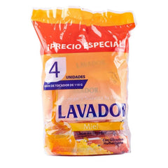 LAVADOR JABON MIEL 4 PACK 110 G - SUPERMIX