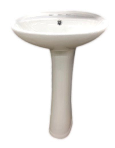 LAVAMANO 20'' AQUALITI C/PEDESTAL BLANCO - SUPERMIX