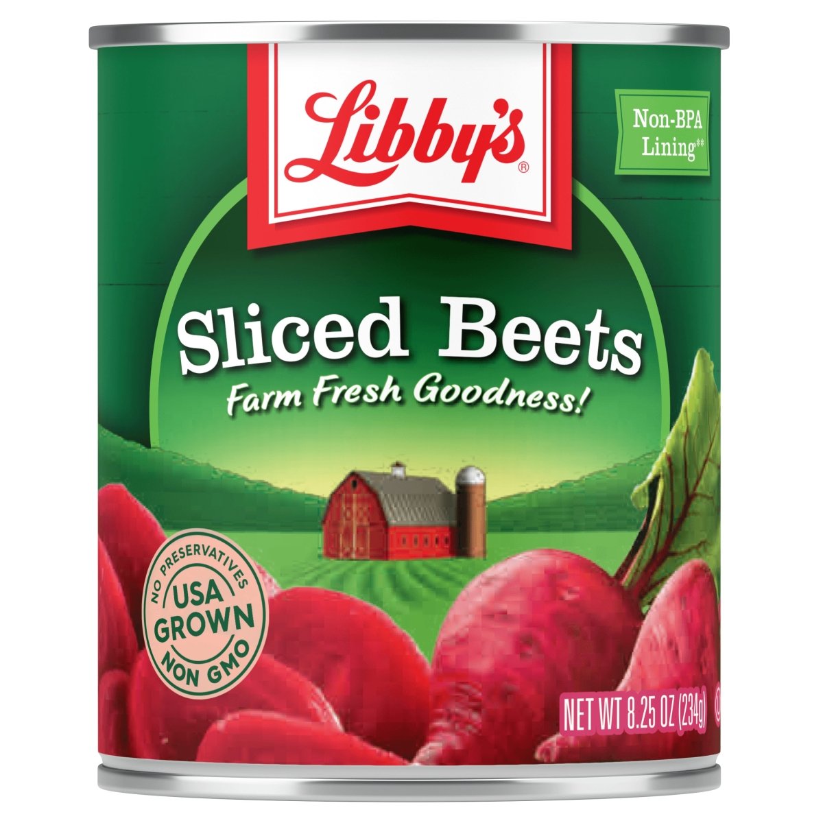 LIBBYS SLICED BEETS 8.25 OZ - SUPERMIX