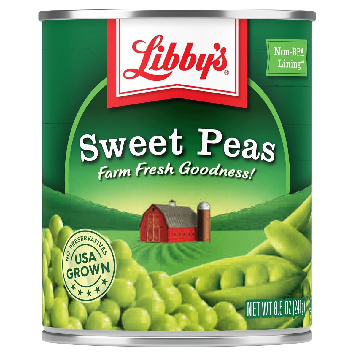 LIBBYS SWEET PEAS 8.50 OZ - SUPERMIX