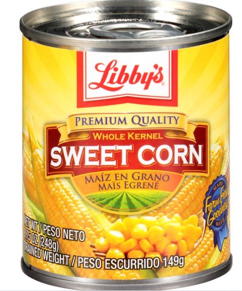 LIBBYS WHOLE KERNEL CORN 8.75 OZ - SUPERMIX