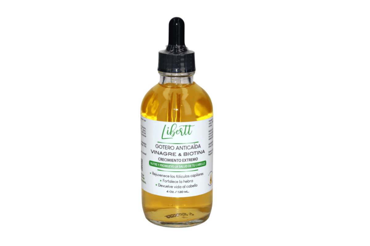 LIBERTT GOTERO ANTICAIDA VINAGRE & BIOTINA 4 OZ/120ML - SUPERMIX