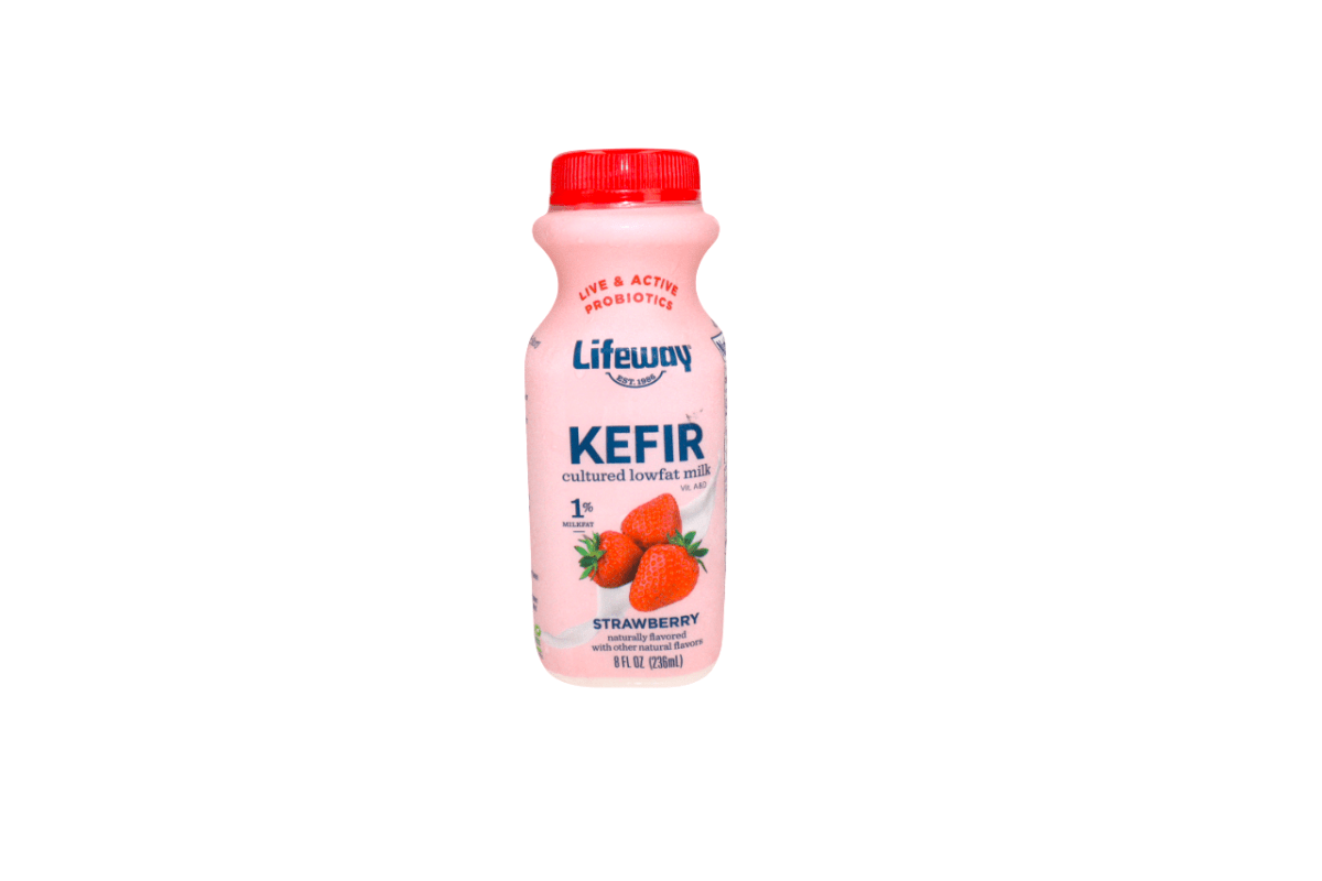 LIFEWAY KEFIR CULTURED LOW FAT MILK STRAWBERRY 8 OZ - SUPERMIX