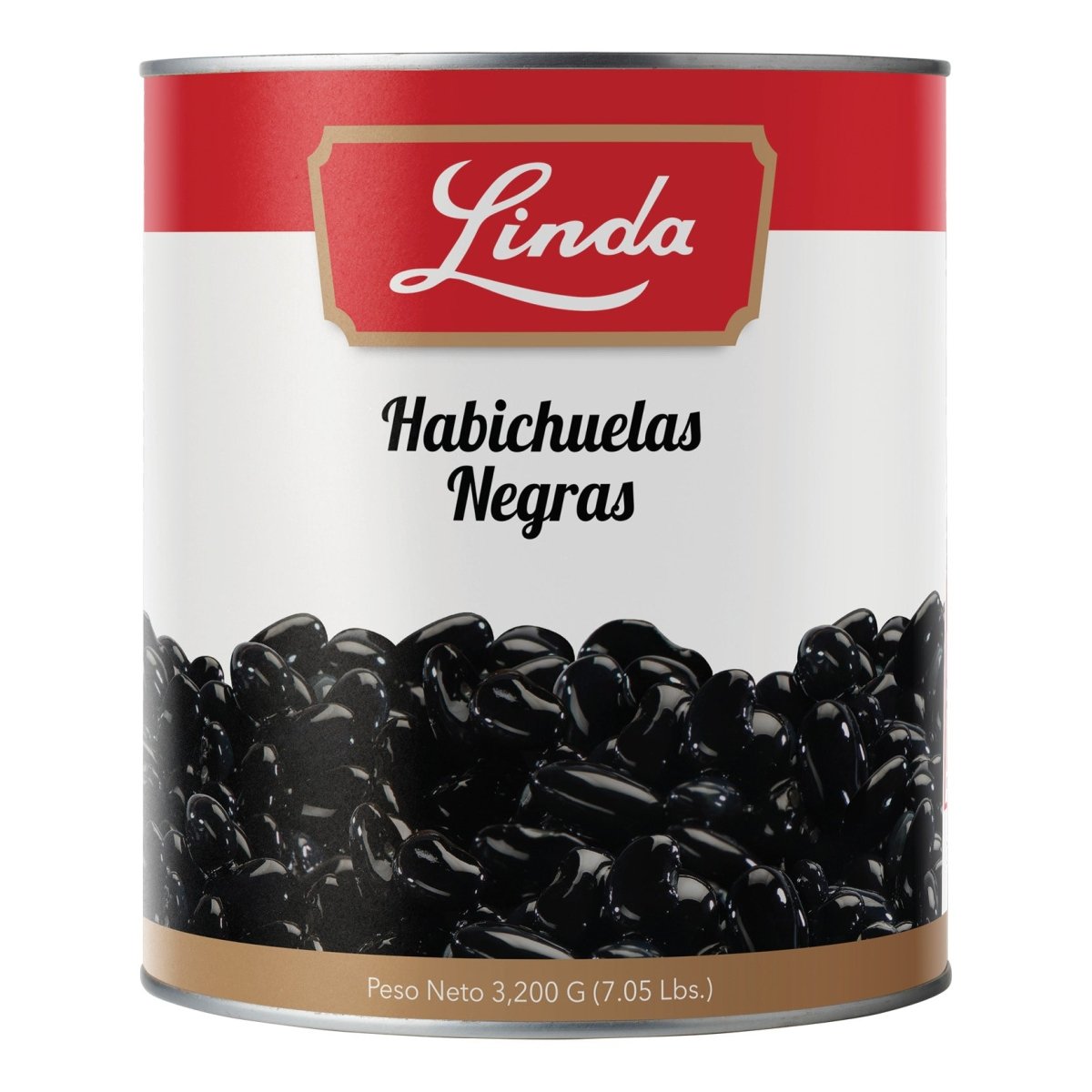 LINDA HABICHUELAS NEGRAS LATA 7 LB - SUPERMIX