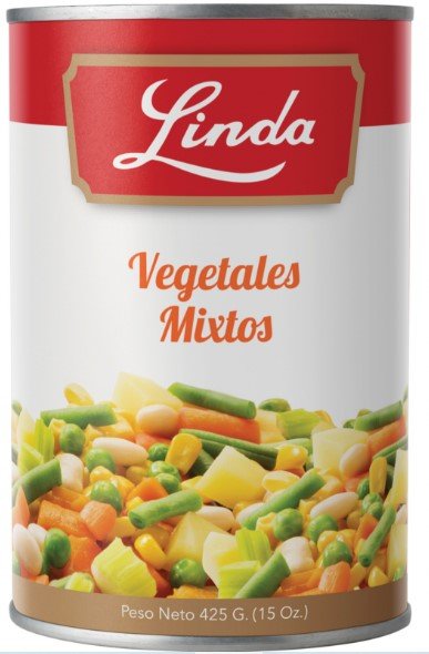 LINDA VEGETALES MIXTOS 15 OZS - SUPERMIX