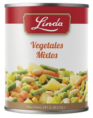 LINDA VEGETALES MIXTOS 8 OZS - SUPERMIX