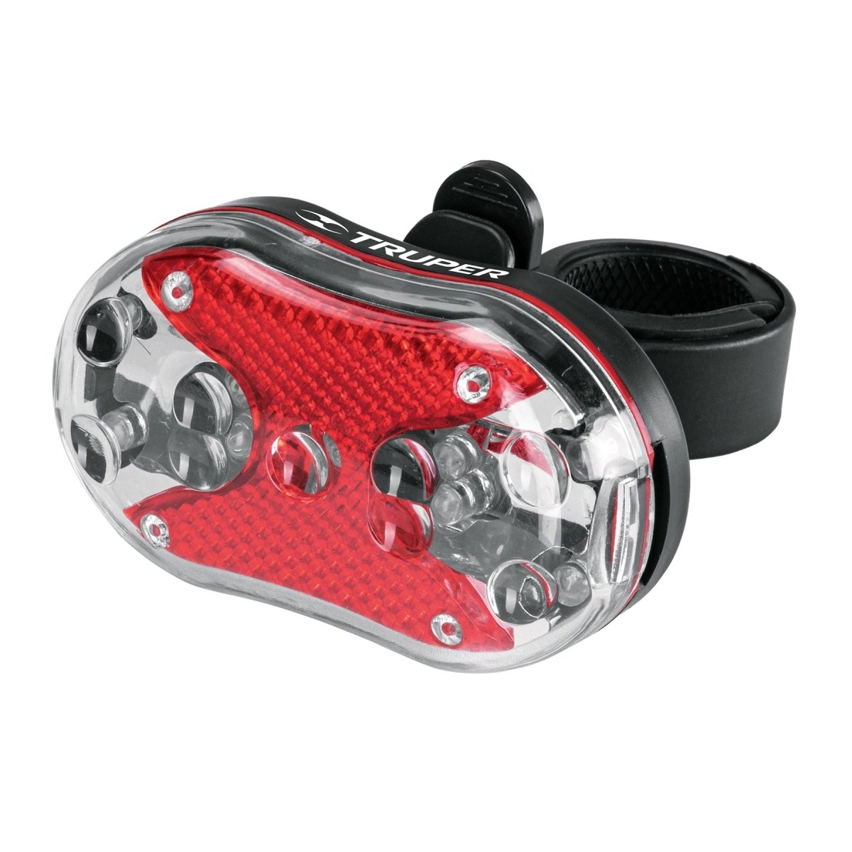 LINTERNA 9 LED PARA BICICLETA TRASERA PLASTICA TRUPER.. - SUPERMIX