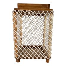 LINTERNA D/MADERA 19X19X30CM - SUPERMIX