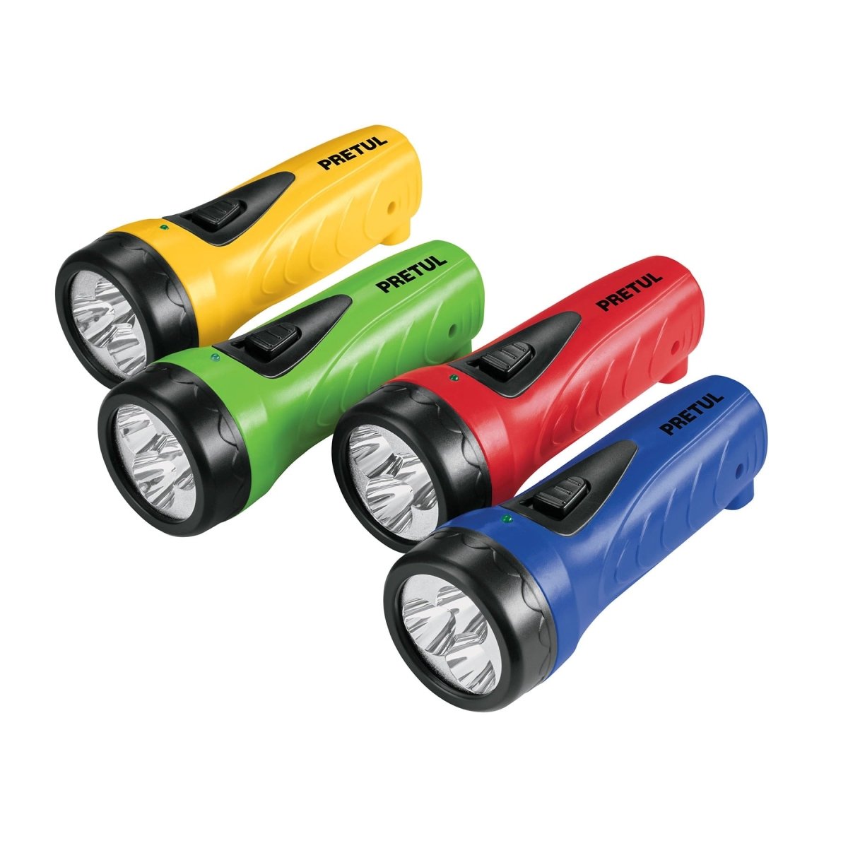 LINTERNA LED 10 LUMEN RECARGABLE PLASTICA PRETUL.. - SUPERMIX
