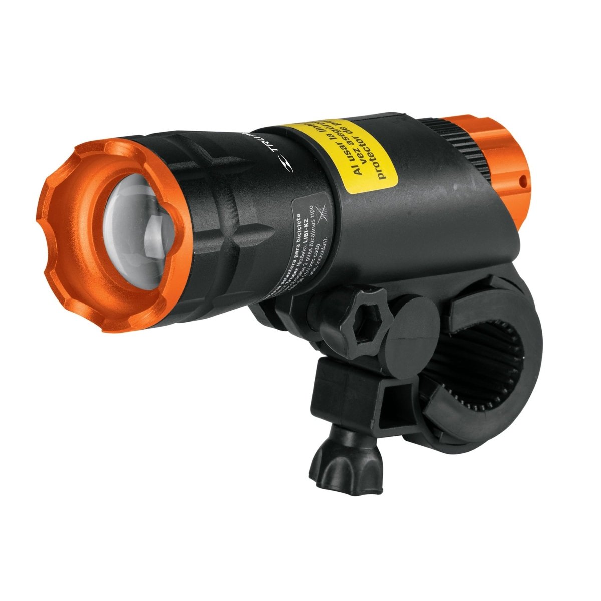 LINTERNA LED 100 LUMEN PARA BICICLETA DELANTERA DE ALUMINIO TRUPER.. - SUPERMIX