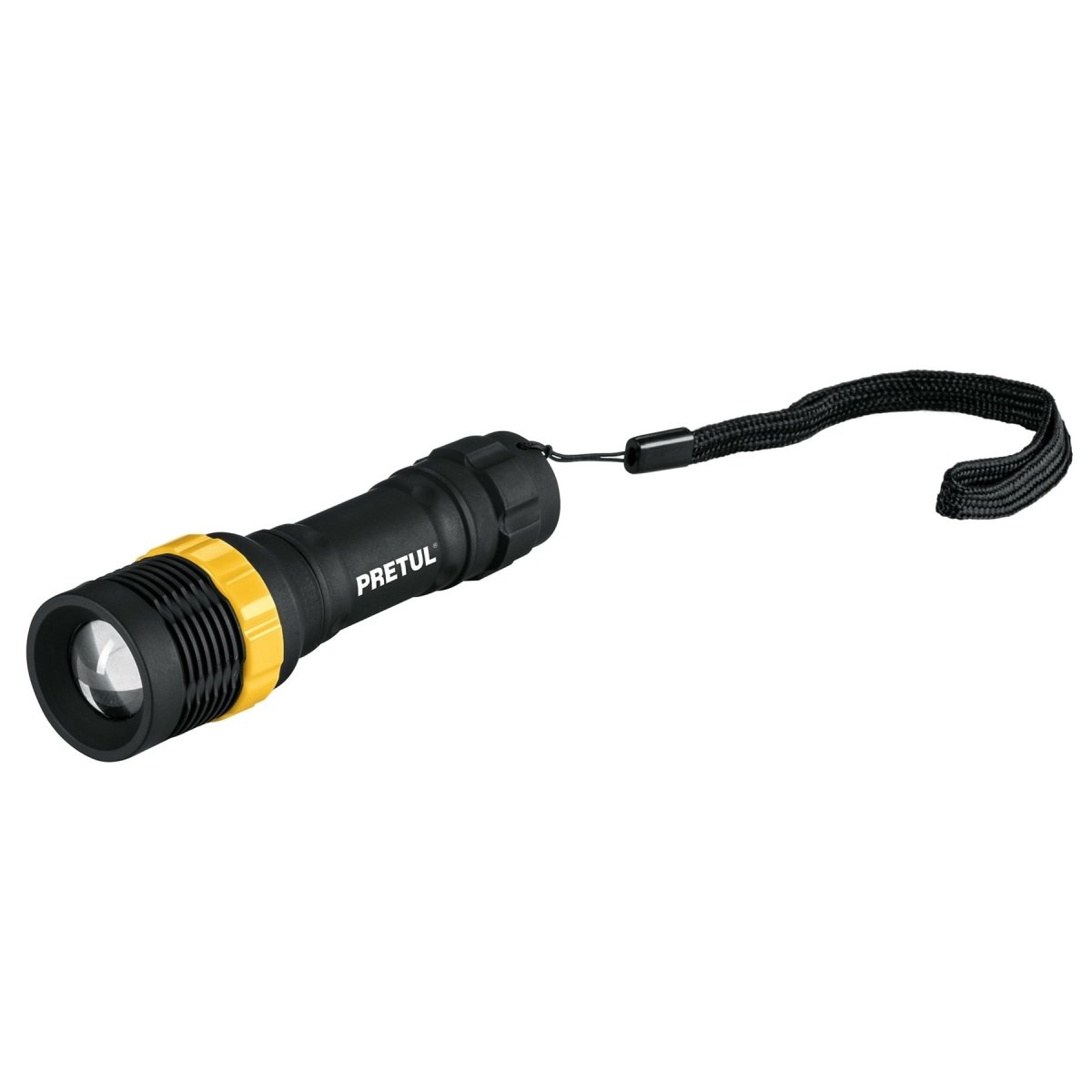 LINTERNA LED 40 LUMEN DE PILAS PLASTICA PRETUL - SUPERMIX