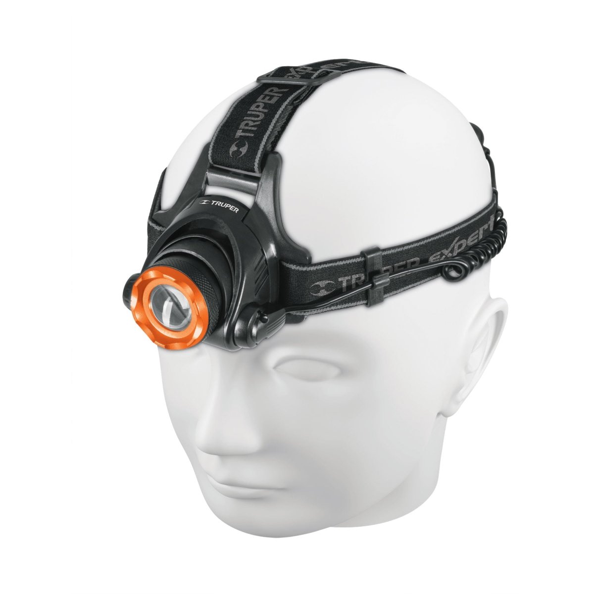 LINTERNA LED 800 LUMEN PARA CABEZA DE PILAS DE ALUMINIO TRUPER EXPERT.. - SUPERMIX