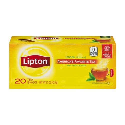 LIPTON TEA BAGS 20 CT - SUPERMIX