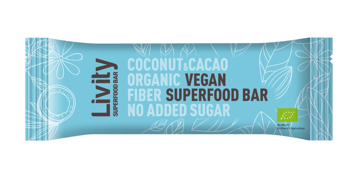 LIVITY BARRA COCOA PIE & VEGAN BAR 45 GRS - SUPERMIX