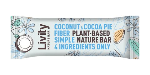LIVITY BARRA COCONUT PIE & COCOA PIE BAR 45 GRS - SUPERMIX