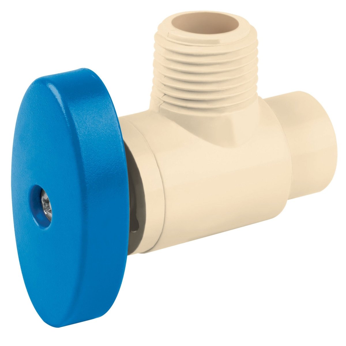 LLAVE ANGULAR DE CPVC, 1/2" FOSET - SUPERMIX