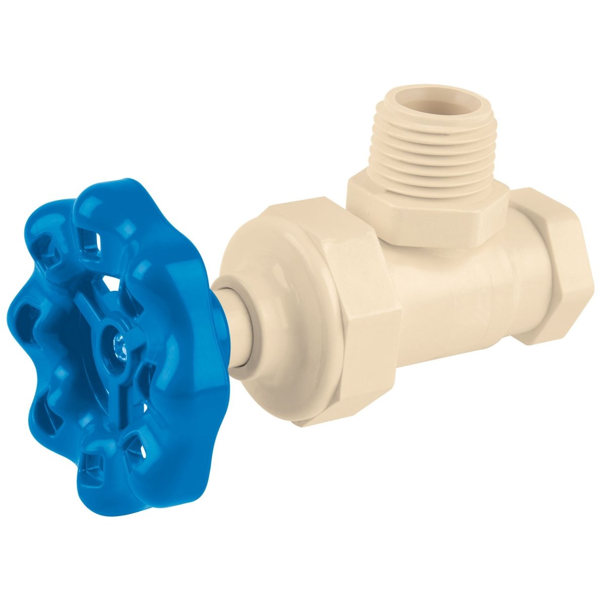 LLAVE ANGULAR DE CPVC DE 1/2" - SUPERMIX