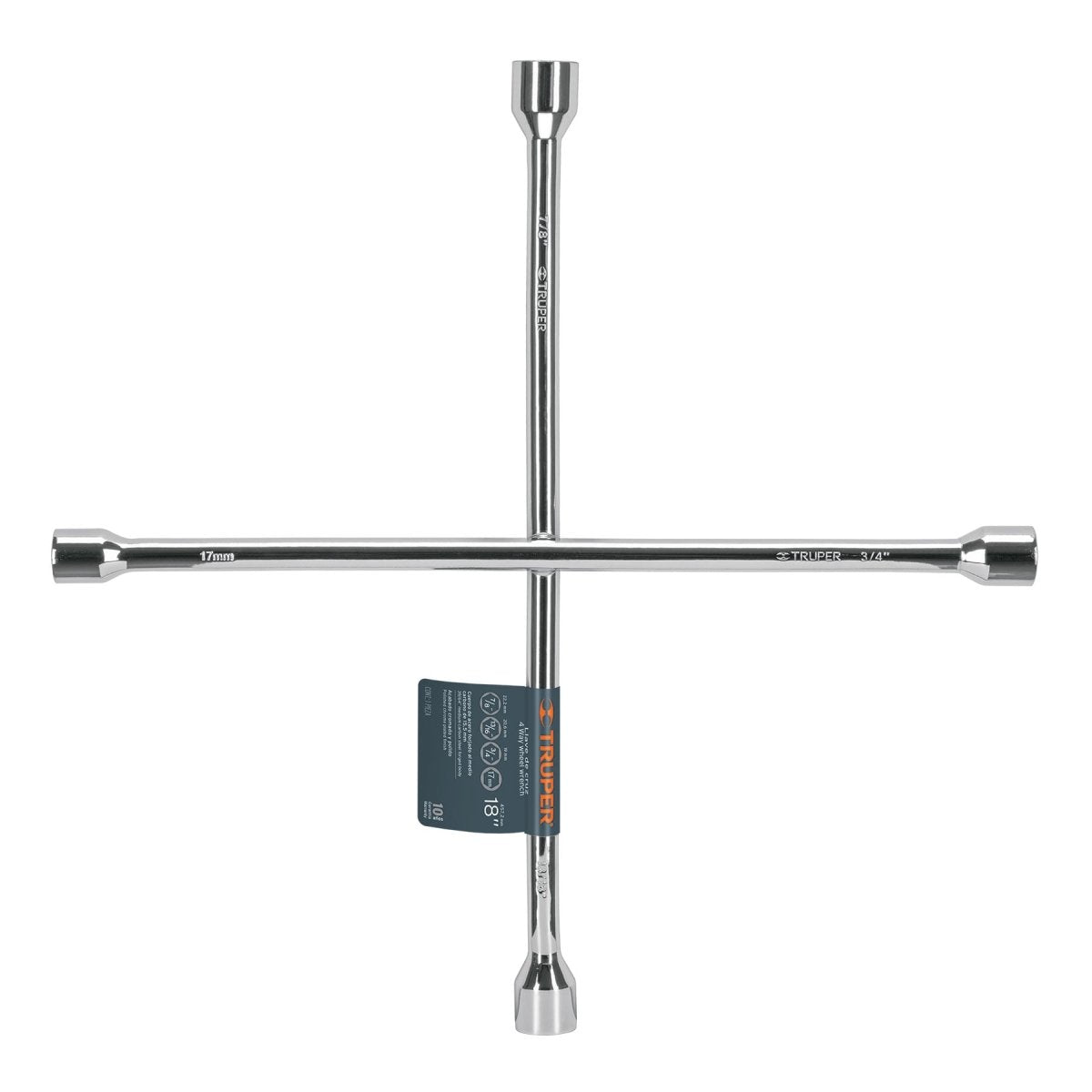 LLAVE DE CRUZ 20 PULGADAS TRUPER - SUPERMIX