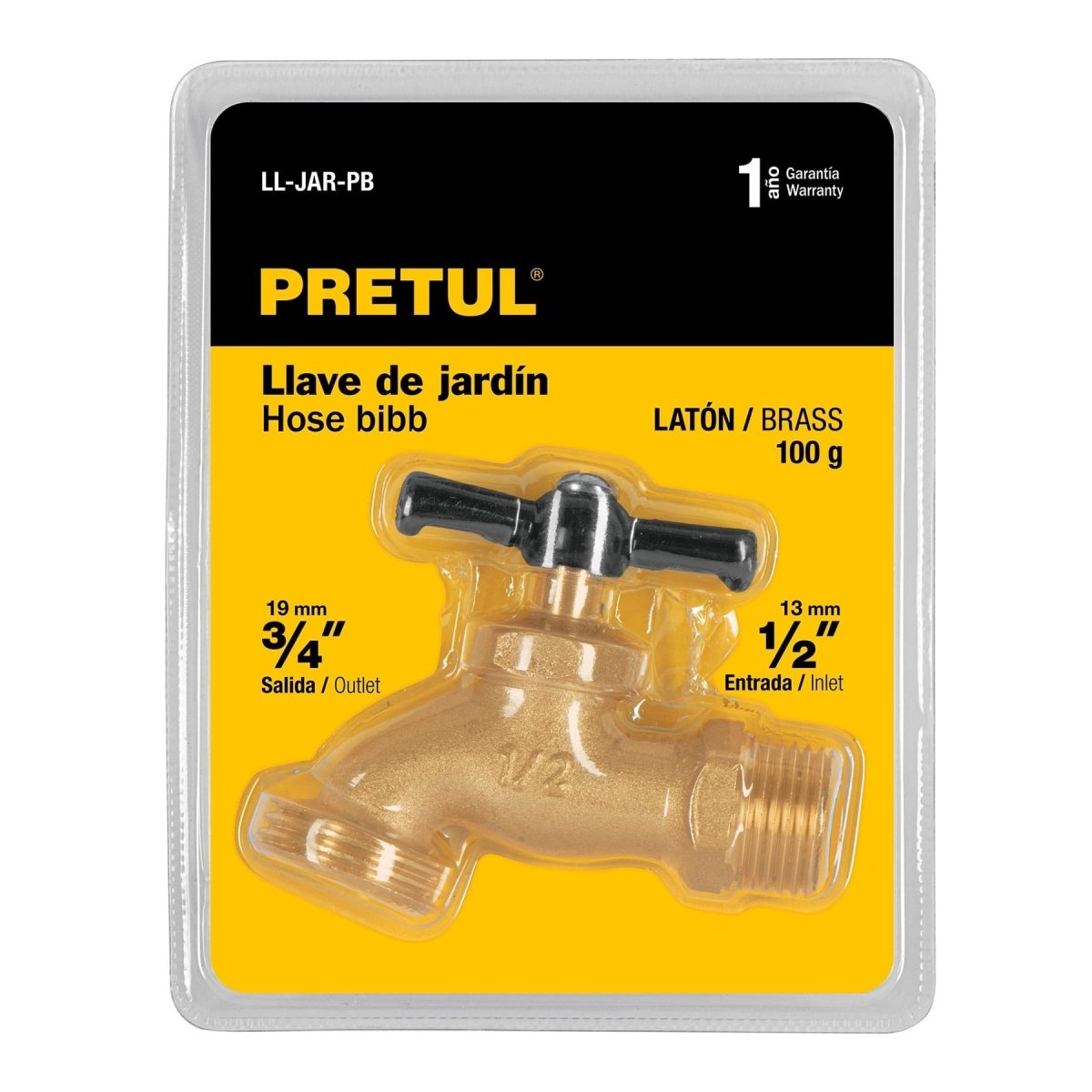 LLAVE DE JARDIN 1/2 LL - JAR - PRETUL - SUPERMIX