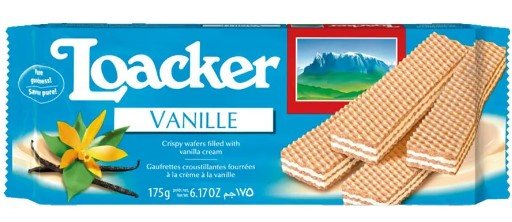 LOACKER GALLETA WAFER SABOR VAINILLA 175 GR - SUPERMIX