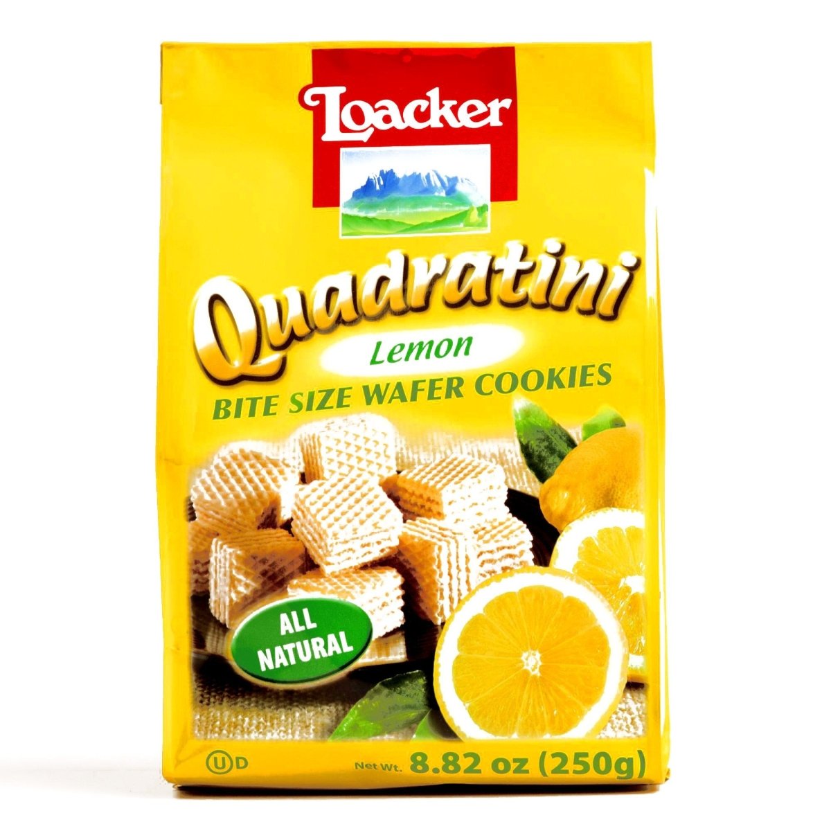 LOACKER QUADRATINI GALLETA WAFER C/ LIMON 125 GR - SUPERMIX