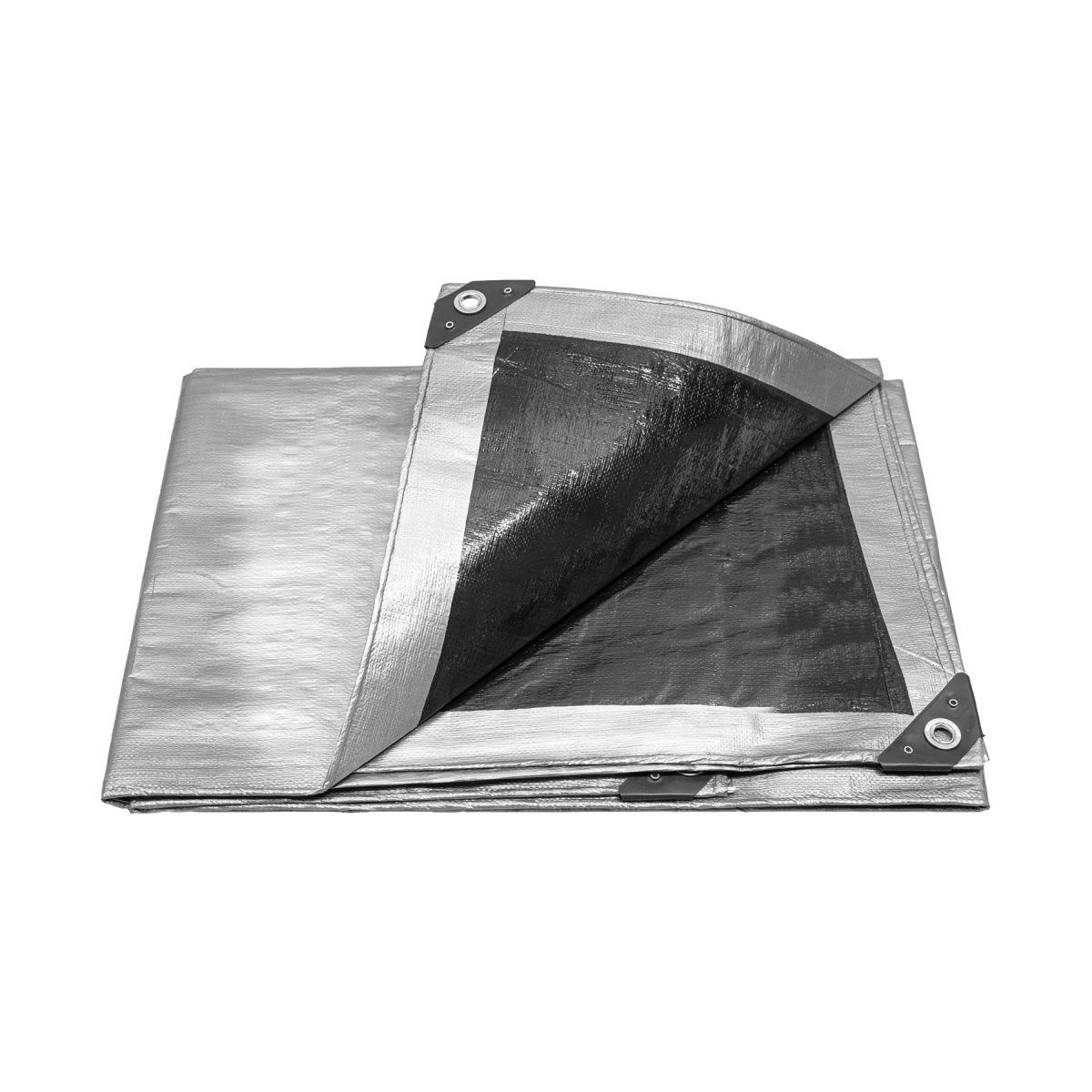 LONA 3M X 6M GRIS REFORZADA TRUPER - SUPERMIX