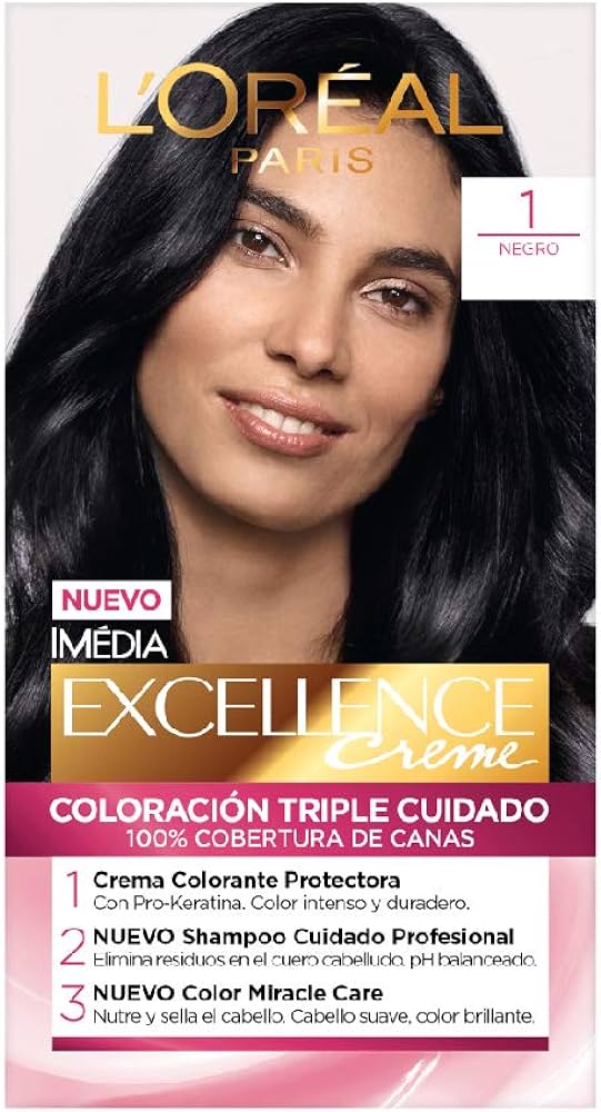 LOREAL PARIS TINTE EXCELLENCE MX TONO 1 NEG NATURAL - SUPERMIX