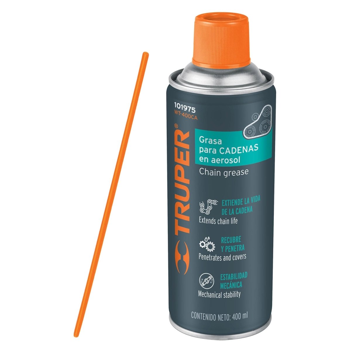 LUBRICANTE DE CADENAS EN AEROSOL 400 ML - SUPERMIX