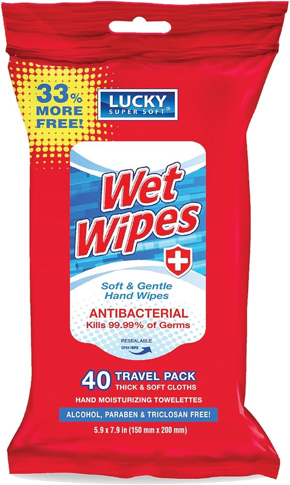 LUCKY WIPES ANTIBACTERIALES - SUPERMIX