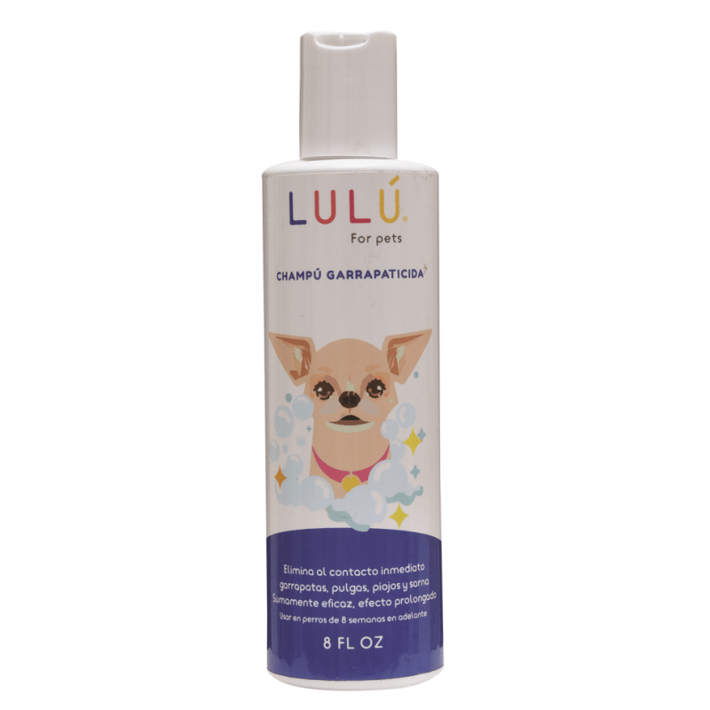 LULU SHAMPOO GARRAPATICIDA 8 OZ - SUPERMIX