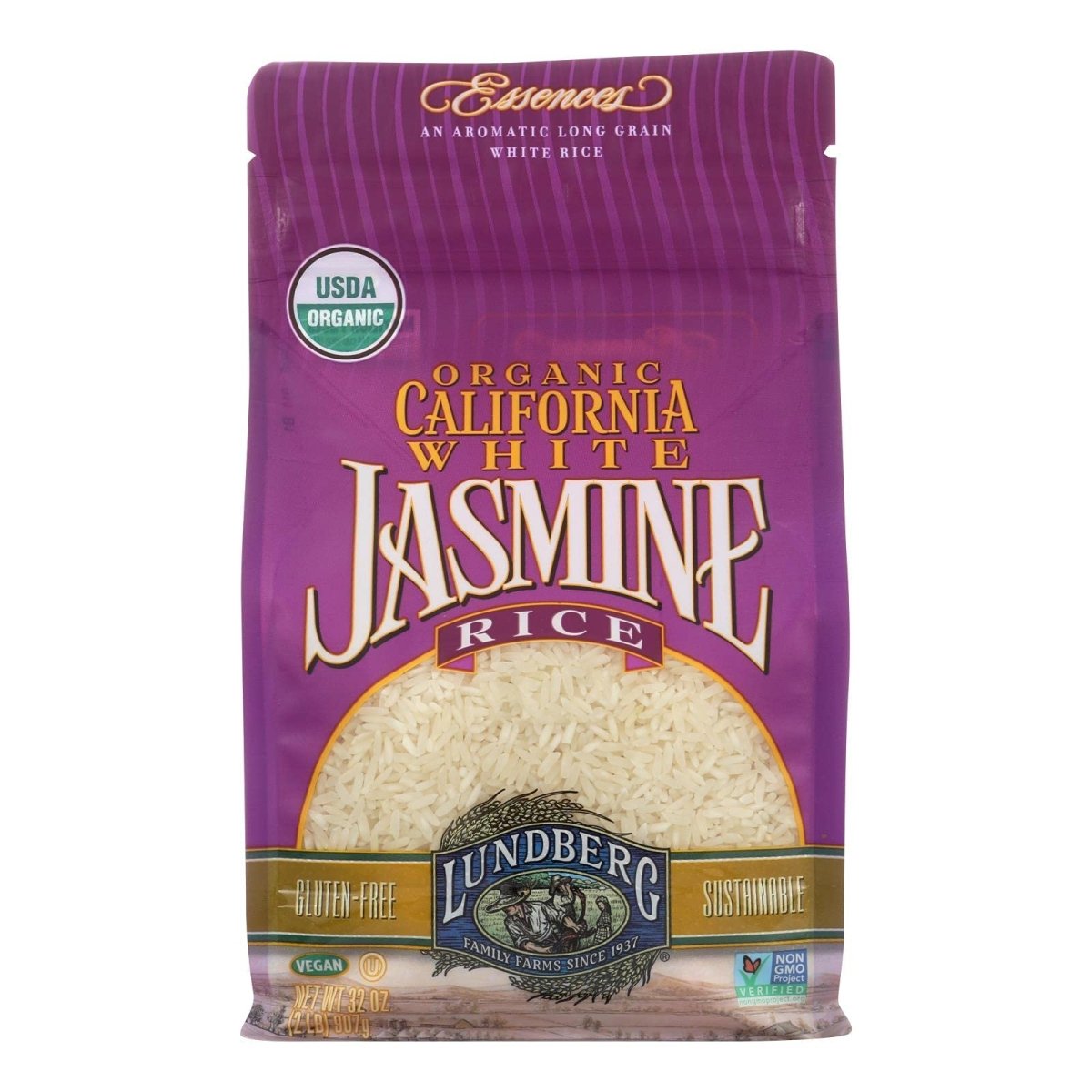 LUNDBG RICE OG1 JASMINE WHITE 2 LB - SUPERMIX