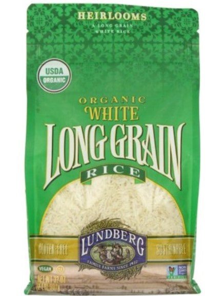 LUNDBG RICE OG1 LONG GRAIN WHITE 2 LB - SUPERMIX