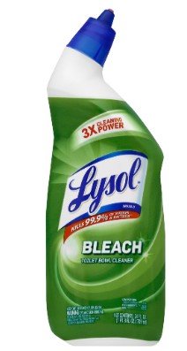 LYSOL TOILET BOWL CLEANER POWER W/BLEACH 24 OZ - SUPERMIX