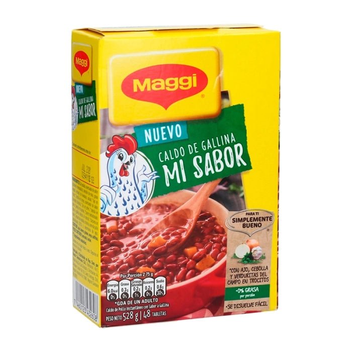 MAGGI CALDO DE GALLINA MI SABOR 480 GR 48 UND PAQ. - SUPERMIX