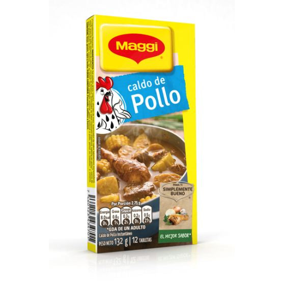 MAGGI CALDO DE POLLO 132 GR 12 UND - SUPERMIX
