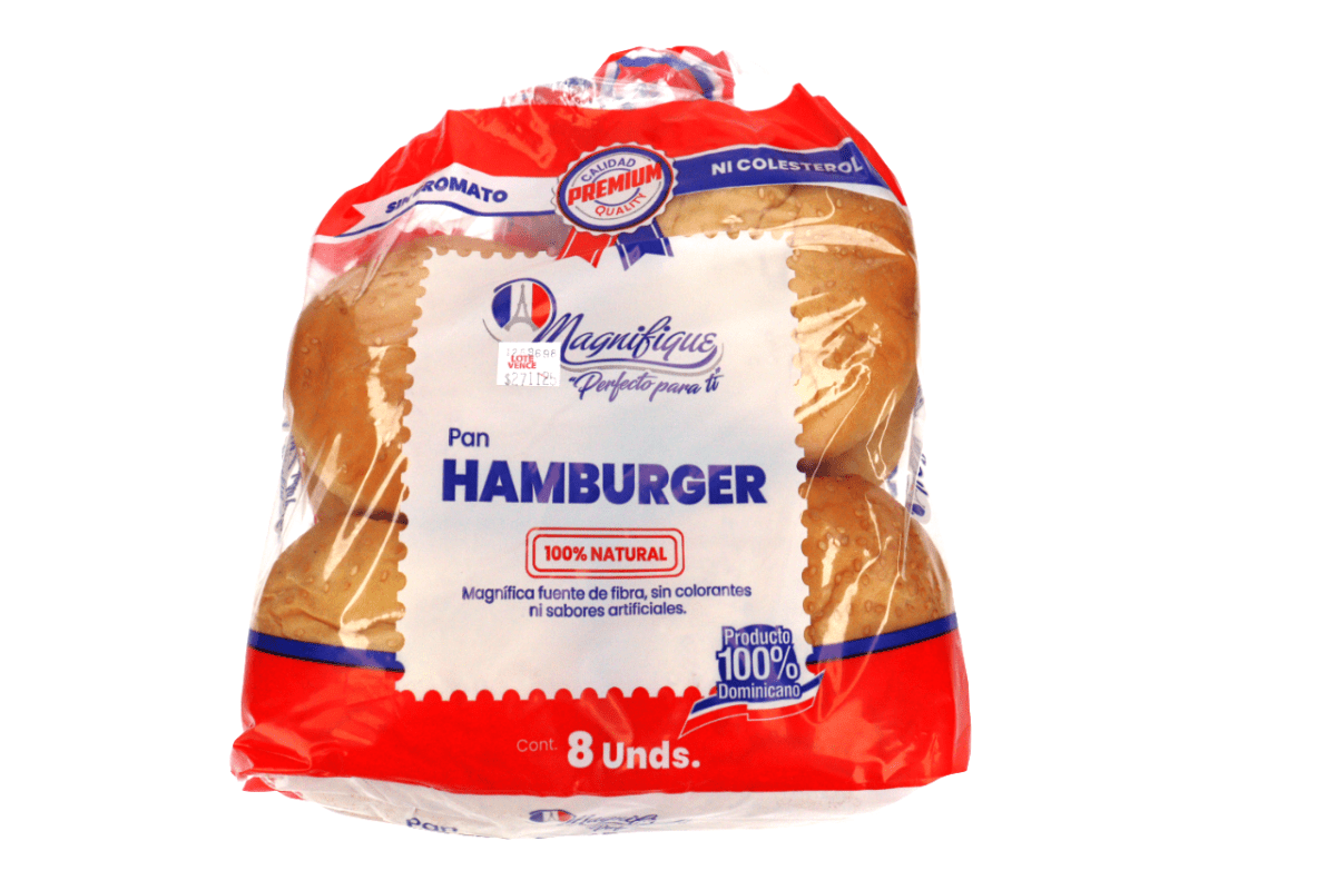 MAGNIFIQUE PAN HAMBURGUESA (8 UNID) - SUPERMIX