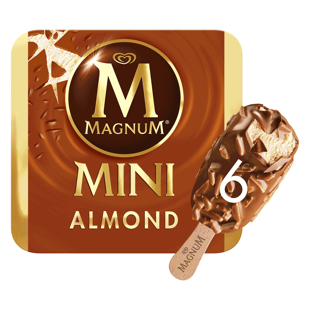 MAGNUN MINI HELADO ALMOND BARS 6 PK - SUPERMIX