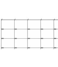 MALLA GANADERA 4" X 6" C - 14.5 (5.48' x 164' ) ACERO GALVANIZADO FIERO - SUPERMIX