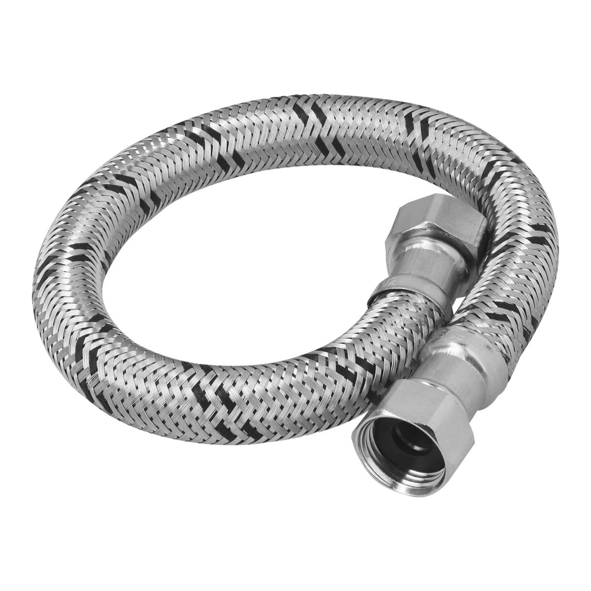 MANGUERA TRENZADA DE ACERO INOXIDABLE 1/2 X 1/2 - SUPERMIX